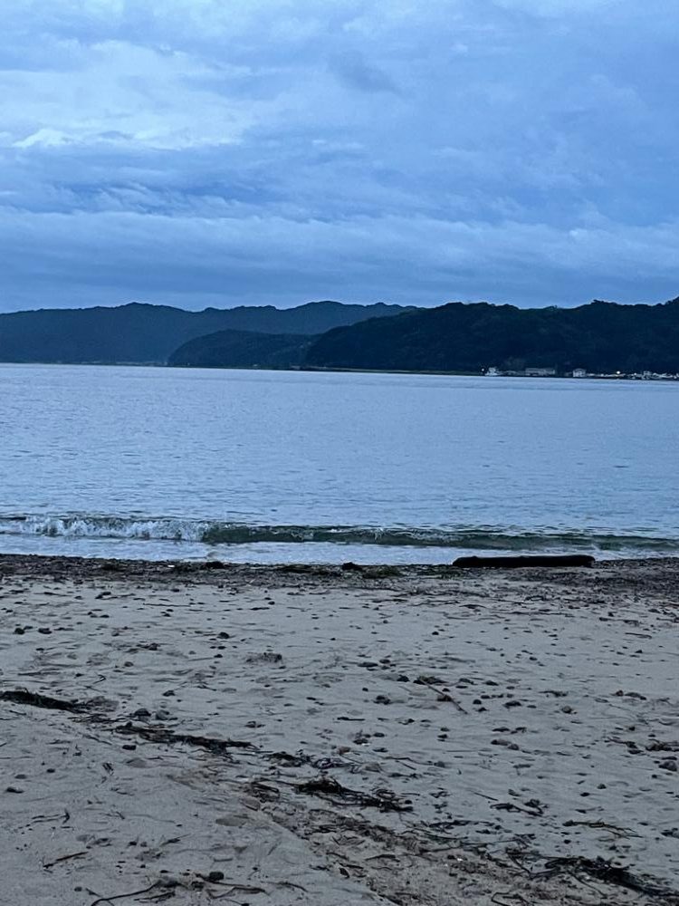 台風明けサーフ