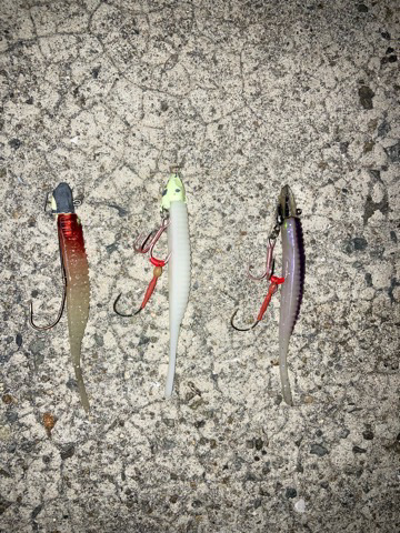 今季初タチウオワインド貝塚人工島