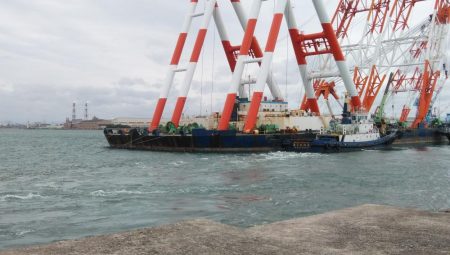 台風通過後の播磨新島キス調査