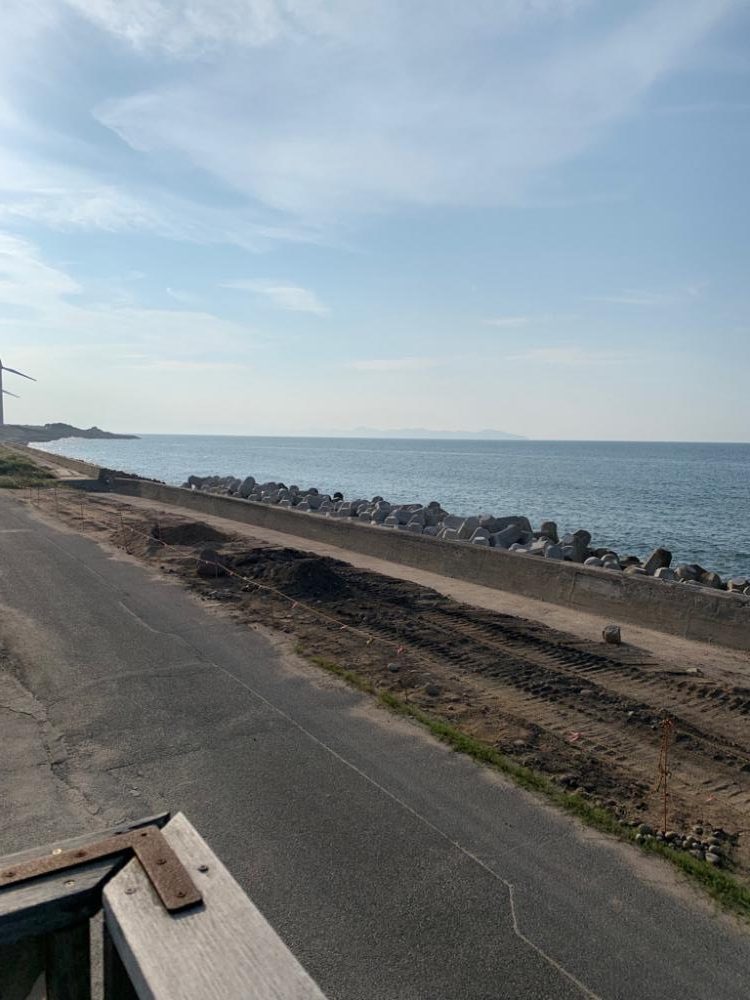 家族旅行中の釣行