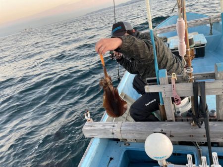 お友達と船アオリに