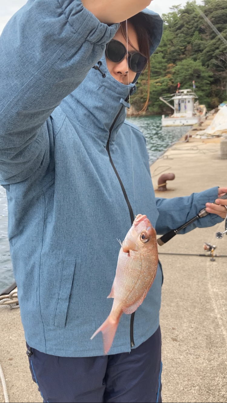 エギングタックルでフカセ釣りin隠岐島