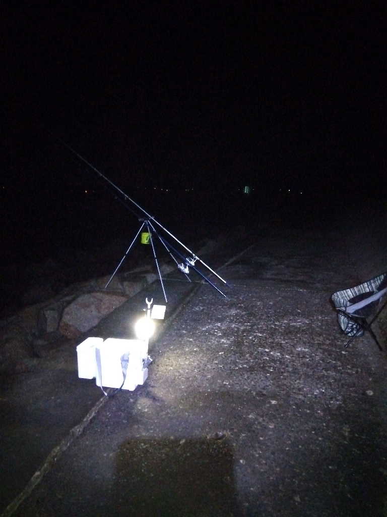 苅屋海岸の投げ釣り