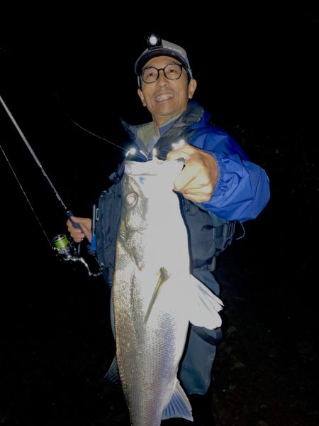 ニューロッド、タイドリフトでシーバス