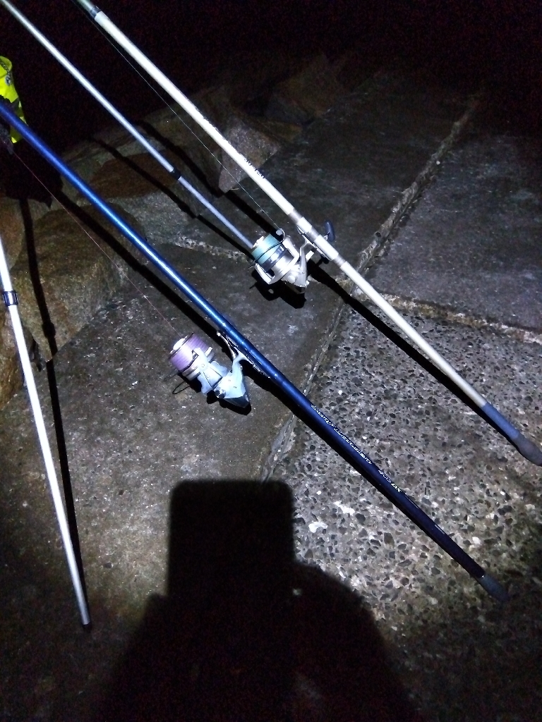 苅屋海岸の投げ釣り