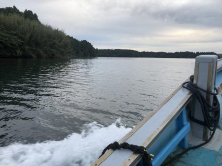 今年初の筏釣り