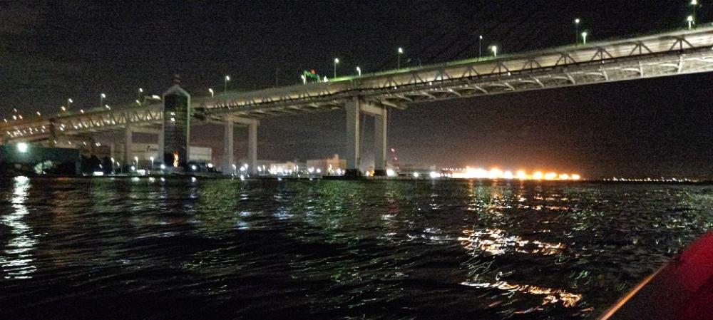 横浜エリア運河にて60upシーバス