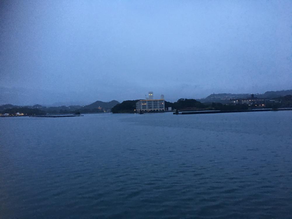 短時間雨の中のアジング