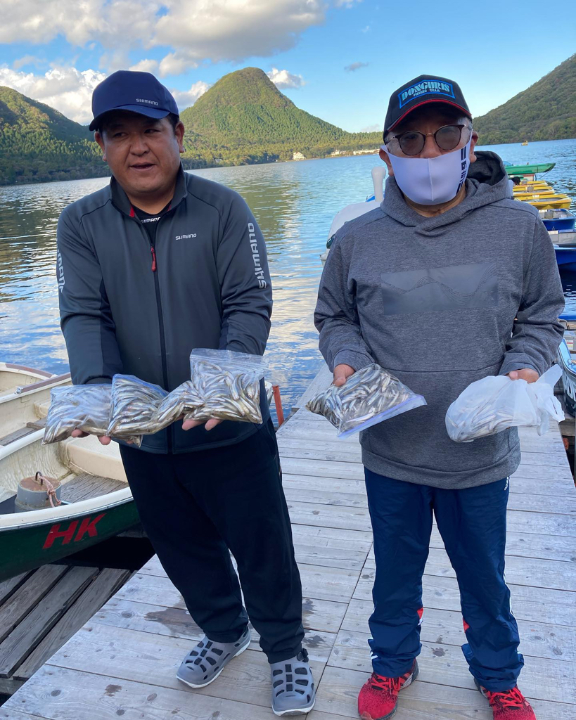 榛名湖ワカサギ釣り