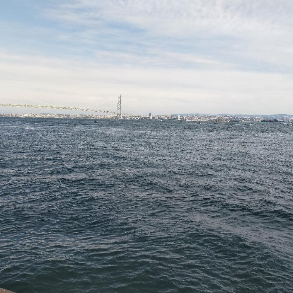 岩屋一文字で通し釣り