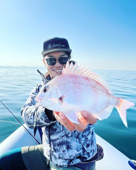 近海ゴムボートでのSLJ