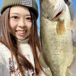 遠賀川でバスフィッシング