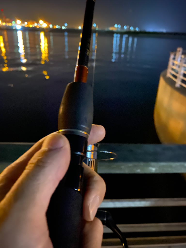 大阪湾奥アジング