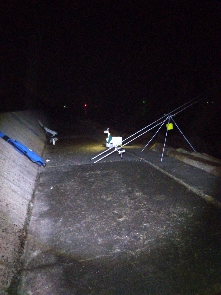 苅屋海岸の投げ釣り