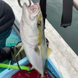 明石海峡　雨の中のジギング