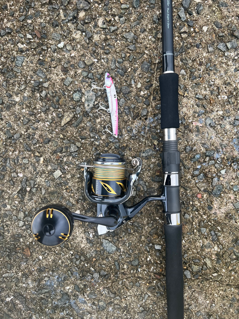 爆風に押され…