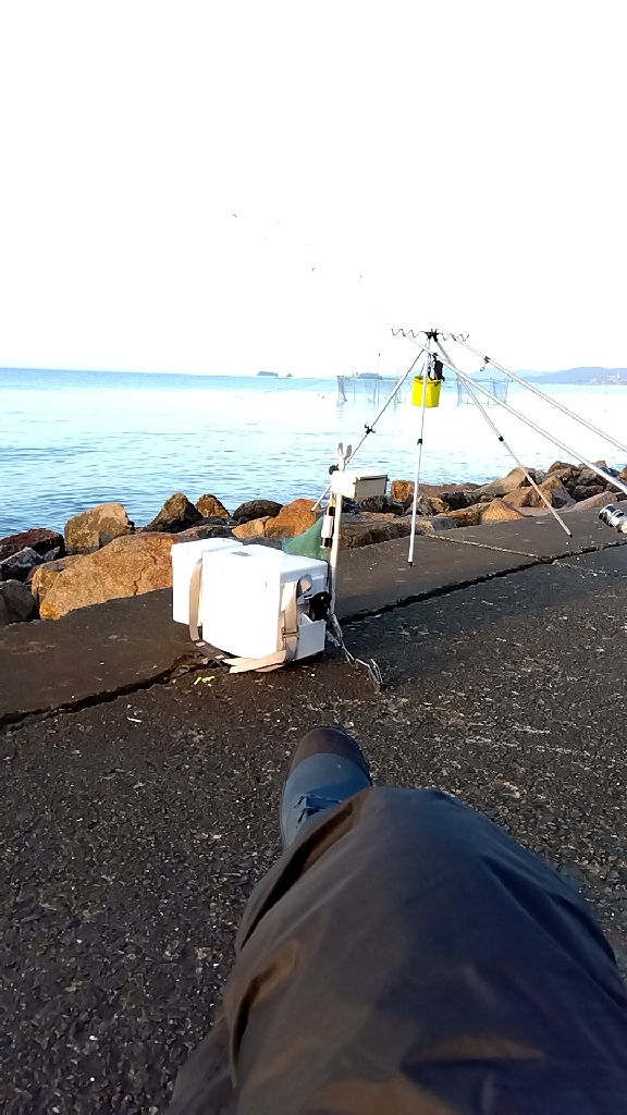 苅屋海岸の投げ釣り