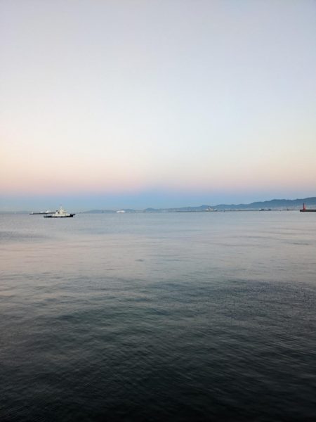 沖堤防でカワハギパラダイス