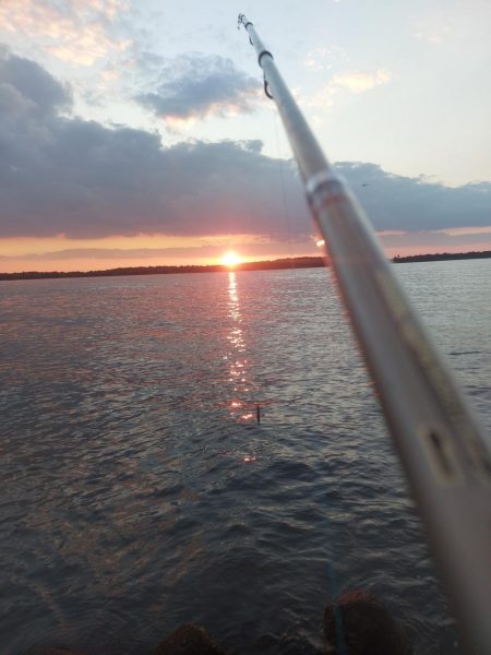 夕暮れのプチsalt water game