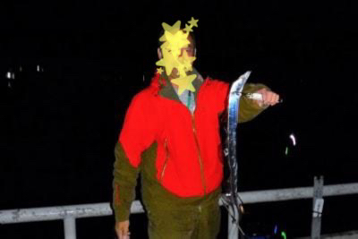 とっとパークですタチウオ狙い