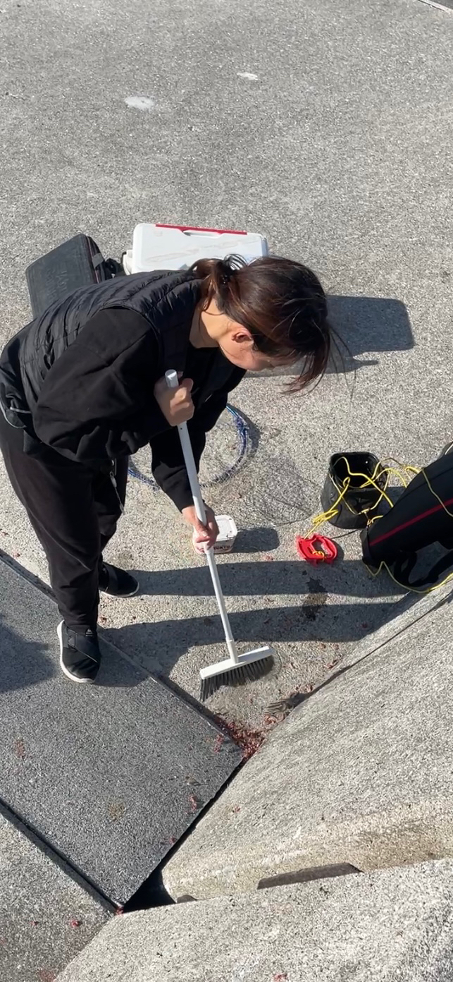 堤防グレ釣り(*^^*)