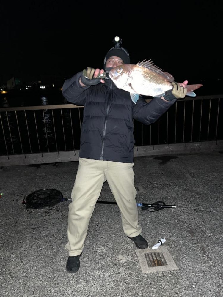 アジュール舞子にてカゴ釣り