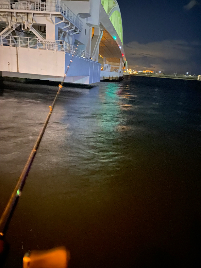 大阪湾奥アジング