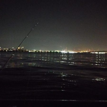 エビ撒き、夜釣り