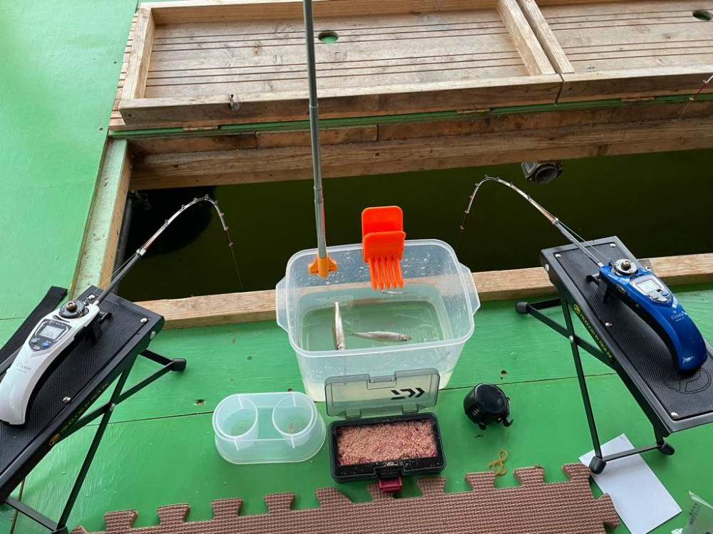 花山湖ドーム船ワカサギ