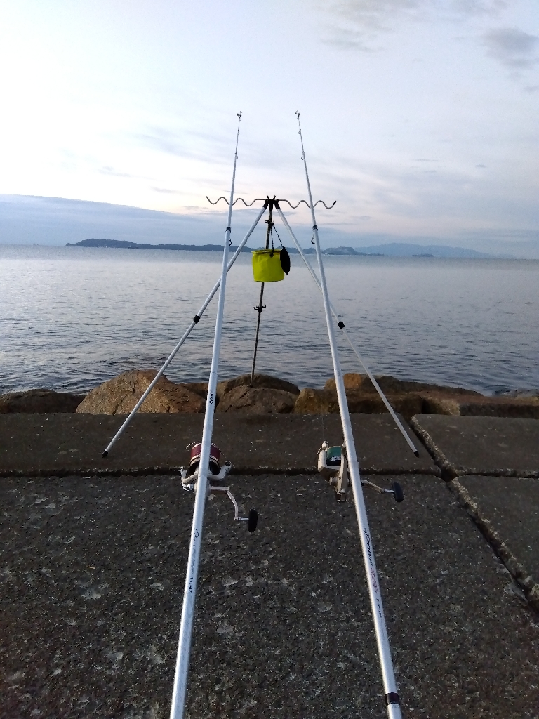 苅屋海岸のキス釣り