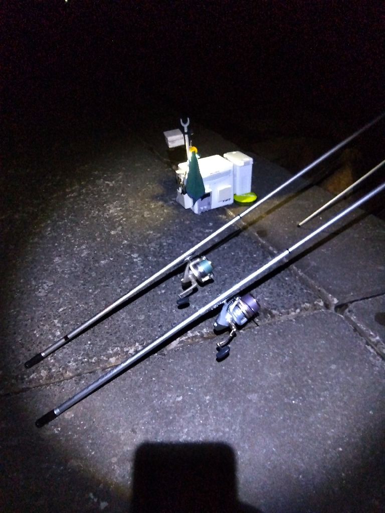 苅屋海岸の投げ釣り