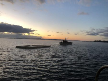 悪天候の合間の晴れの日