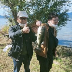 ブラックバス釣り大会の催し