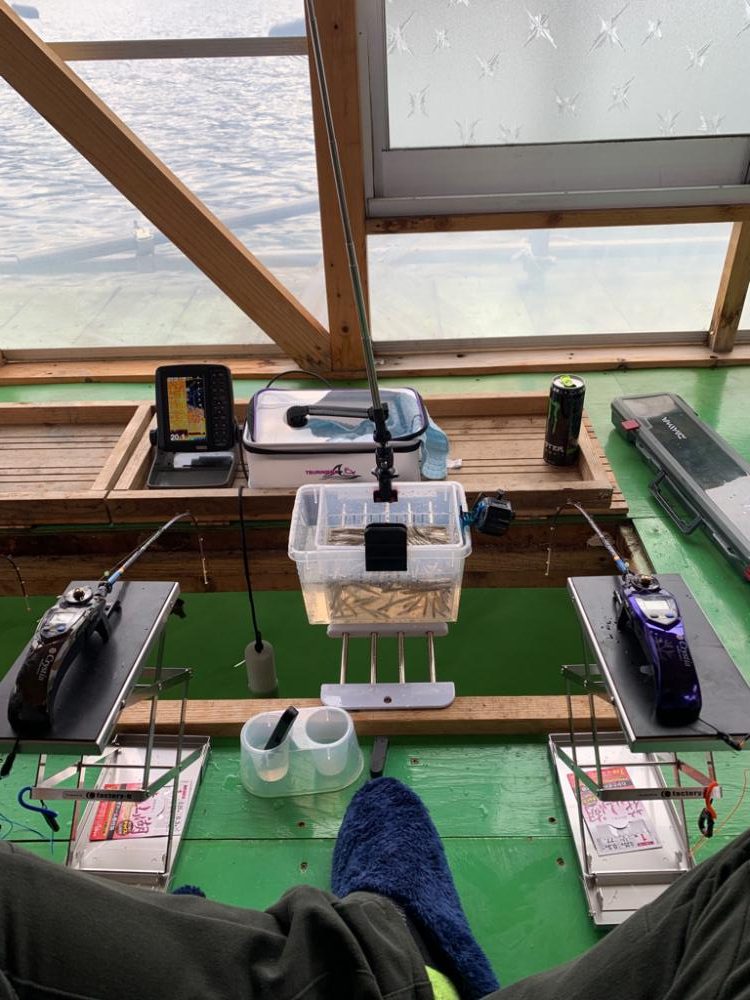 花山湖ワカサギ釣行