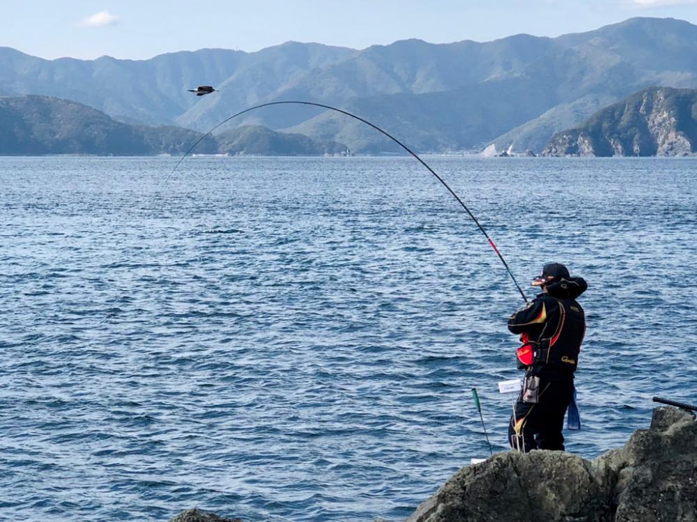 米水津横島3番寒グレ釣り❗️