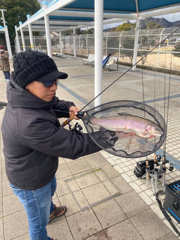 エリア初釣り　かめプー