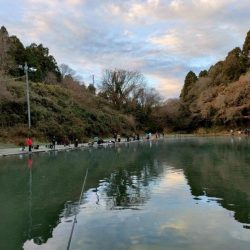 年末の管理釣り場は大混雑！