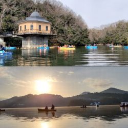 愛知県入鹿池ボート ワカサギ釣り！