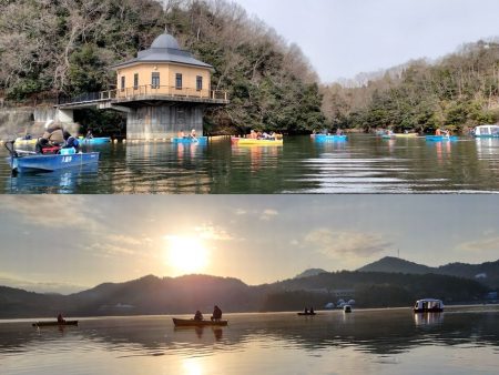 愛知県入鹿池ボート ワカサギ釣り！