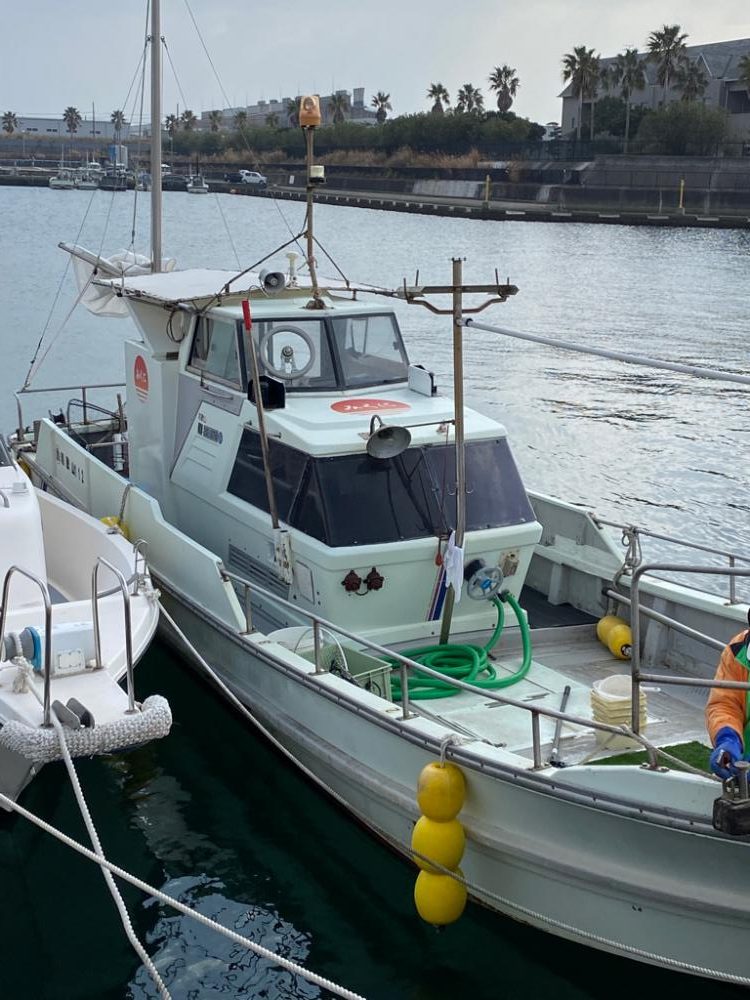 初釣りでカワハギ