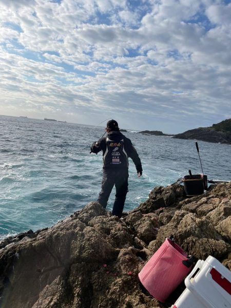 和歌山串本出雲「谷口渡船」で尾長グレ