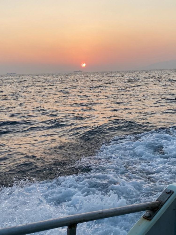 初釣りでカワハギ