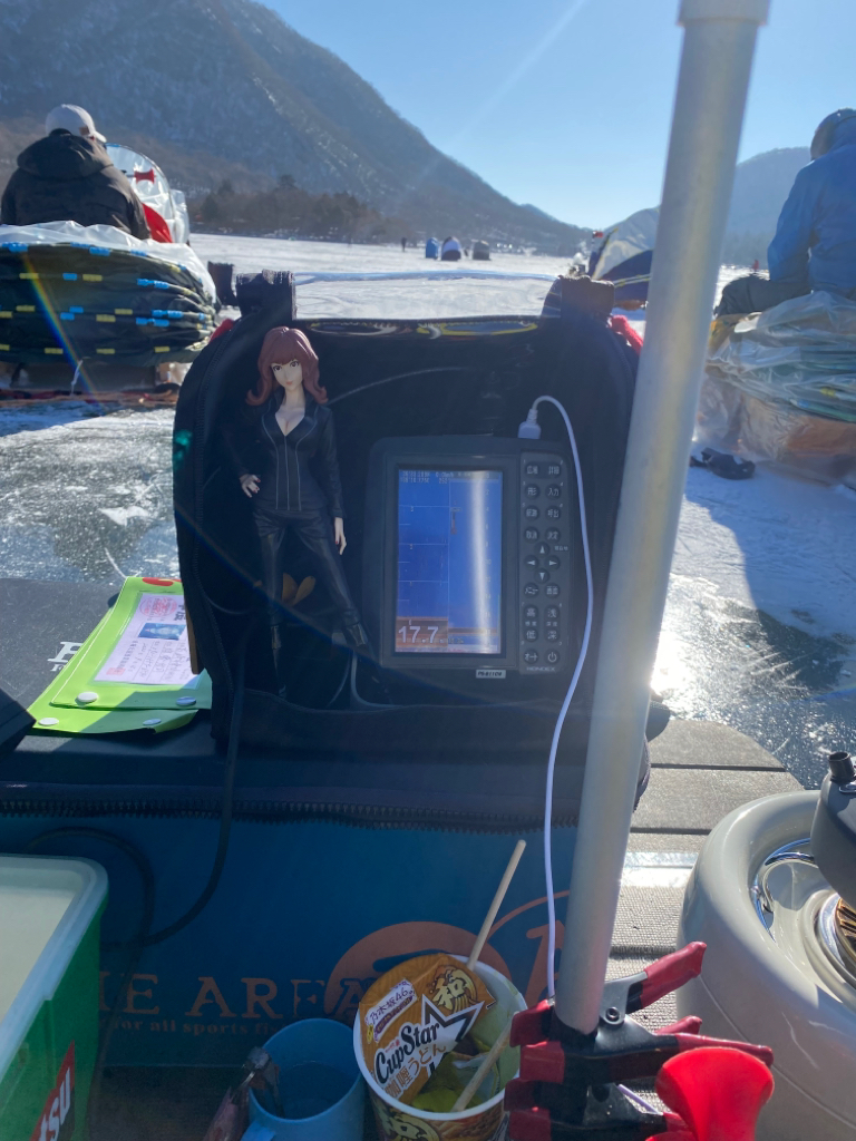 赤城大沼ワカサギ釣り