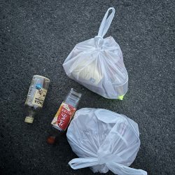 清掃活動：初釣り、淡路島　志筑、津名港