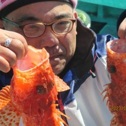 黒ムツ、鬼カサゴ