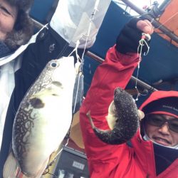明石カットウフグ釣り