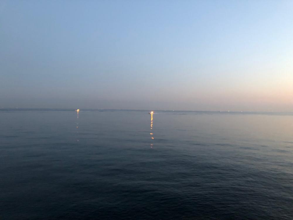 早朝の満月メバリング