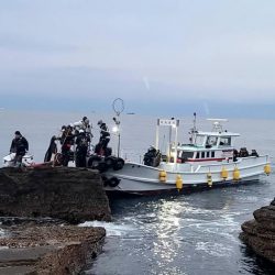 和歌山市江（吉丸渡船）の磯でグレ釣り