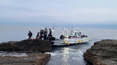 和歌山市江（吉丸渡船）の磯でグレ釣り