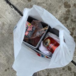 清掃活動：なんとしても釣りたくて…